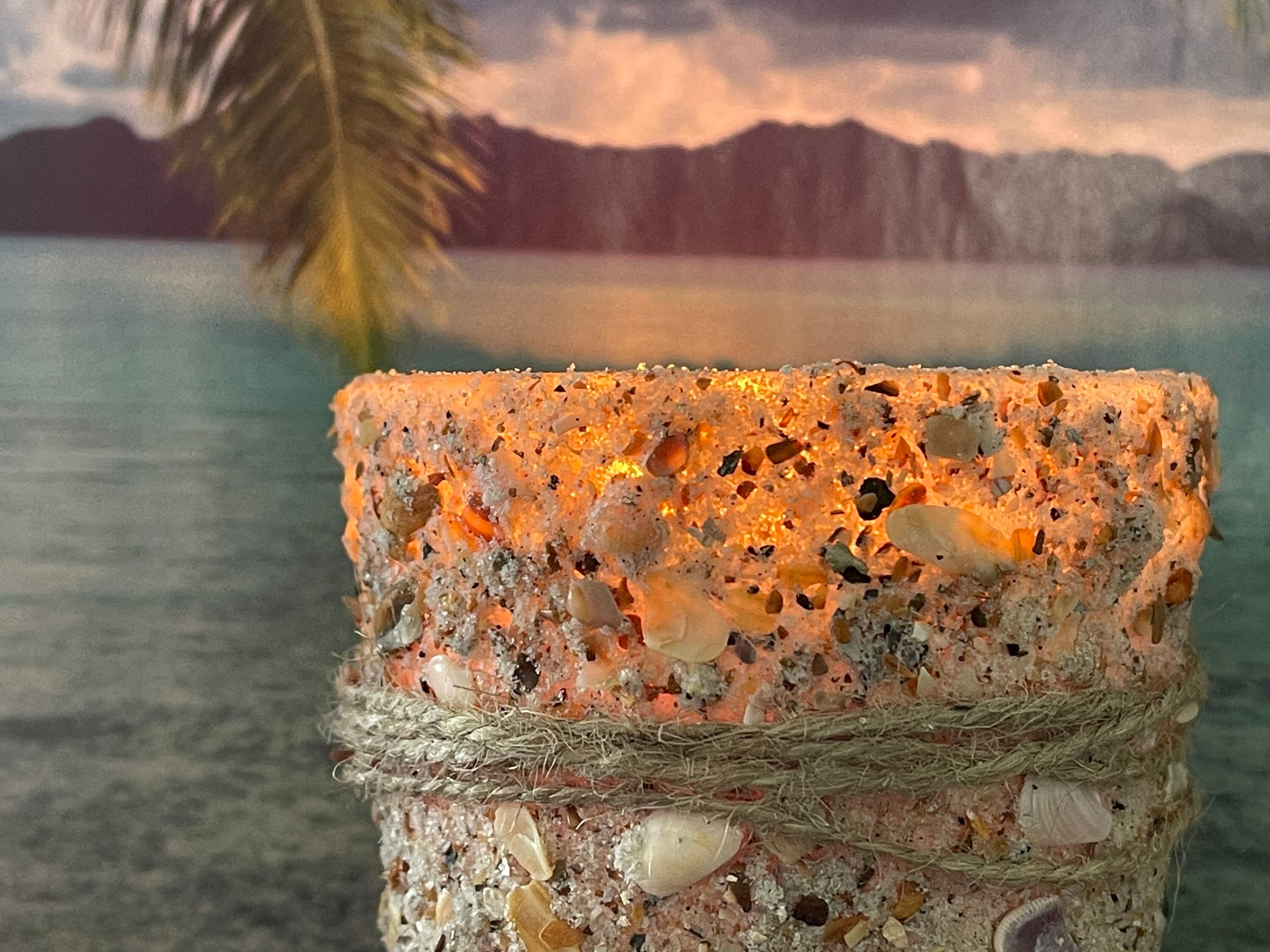 Ocean Scented Candles Large Candles Coastal Gift Set Beach Etsy