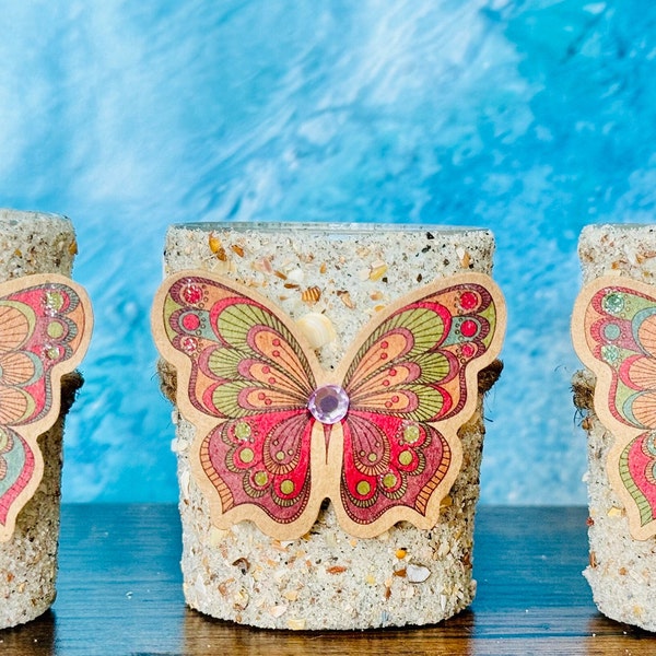 Bohemian Butterfly Candle, Boho Candle, Butterfly Candle, Boho Room Decor, Butterfly Lover Gift, Candle Lover Gifts, Housewarming Gift, Gift