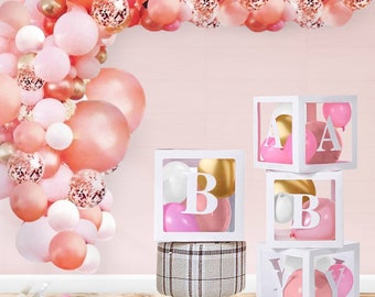 143Pcs Gender Reveal Balloon Arch Kit Baby Shower Party Decoration - View #14