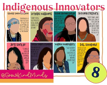 Indigene Innovatoren Changemaker Poster: Downloads für Klassenzimmer, Büro, Bulletin Boards, Inklusion, Empowerment