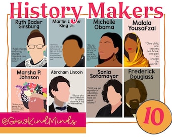 Geschichte Changemaker Poster: Downloads für Klassenzimmer, Büro, Bulletin Boards, Inklusion, Empowerment
