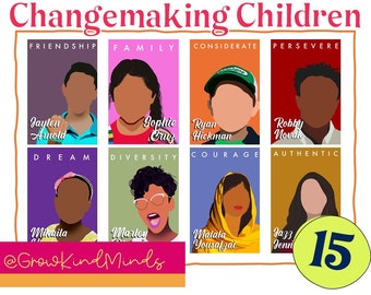 Kinder Changemaker Poster: Downloads für Klassenzimmer, Büro, Bulletin Boards, Inklusion, Empowerment