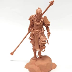 WUKONG 3D STL Park 3D Printing,Wukong STL Files for 3D Printer,Print Model Gift for Movie Lover Game Cartoom Action 3D Figure