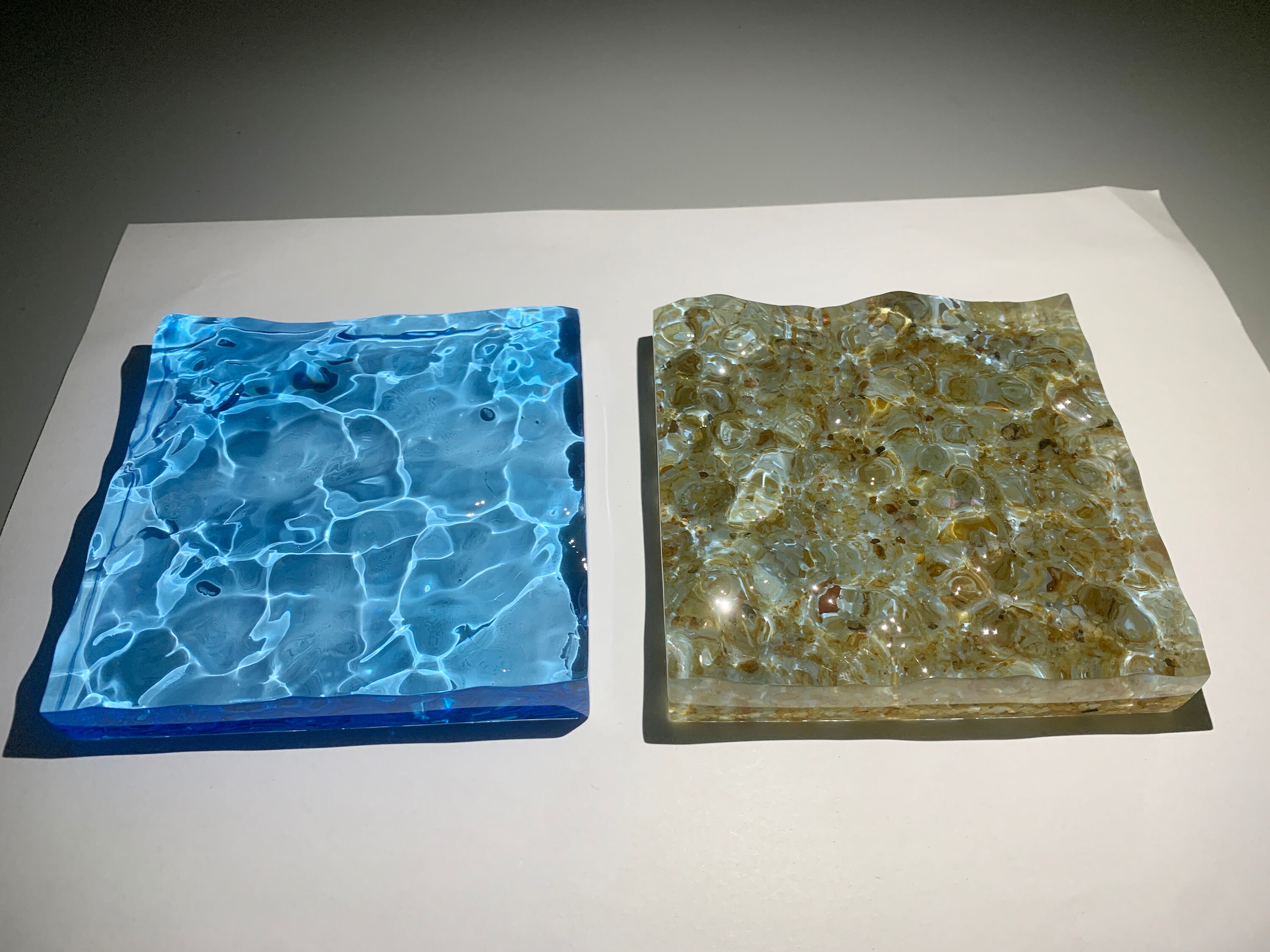 Epoxy Resin River Micro Landscape Decoration Birthday Gift Etsy