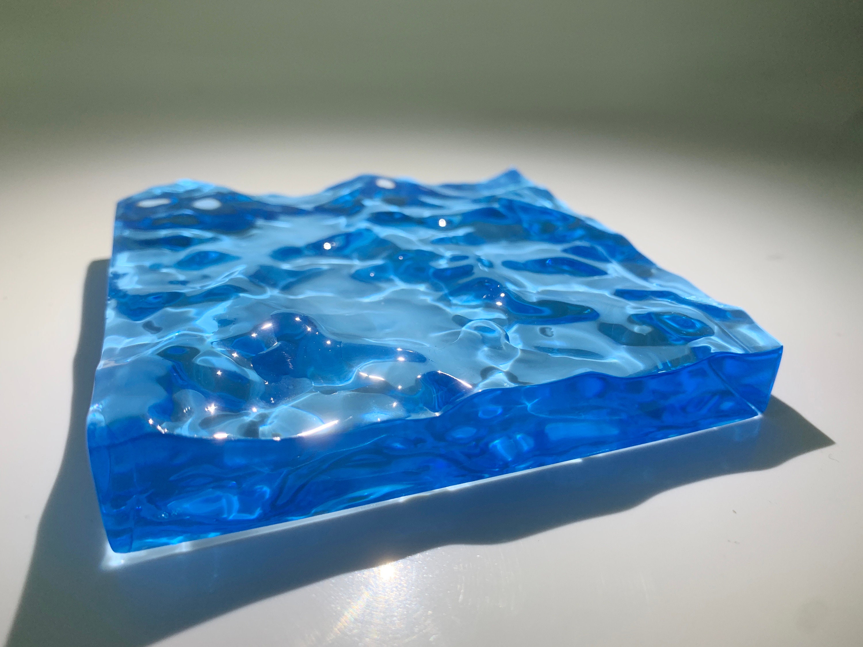 Epoxy Resin Ocean Wave Decoration: Micro Landscape Art - Etsy