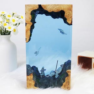 Jesus Night Lamp, Christmas Resin Light, Easter Gift,Christmas Day Gift, Christmas Night Light Gift for Friend,Big Jesus Resin Lamp for Him image 10