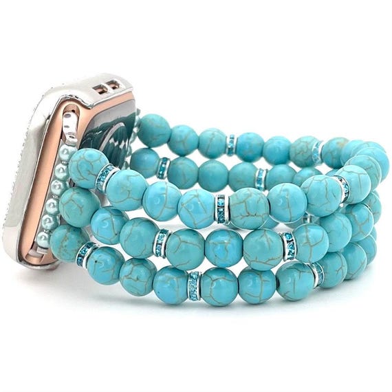 Blue Howlite Bracelet & Watch Mother main image 4