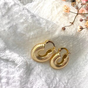 Gold Plated Hoops