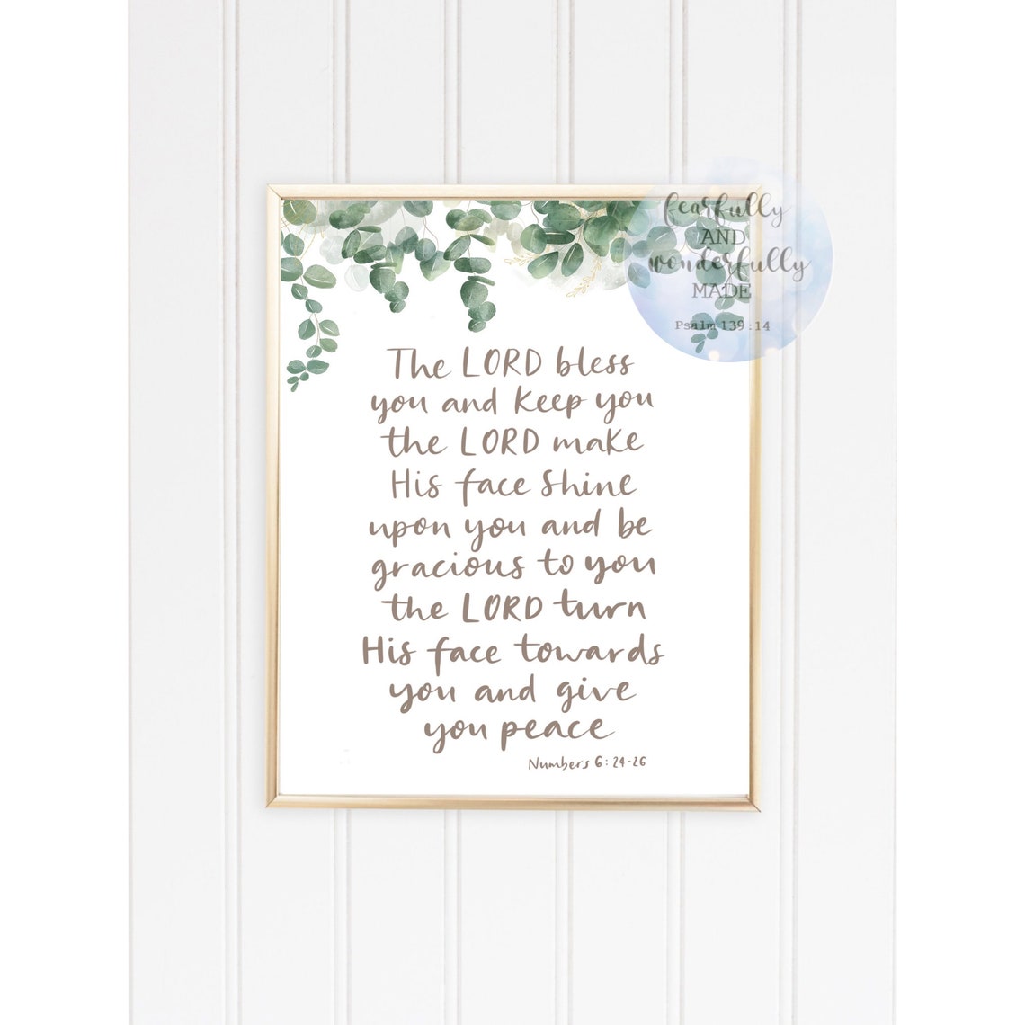 May the Lord Bless You and Keep You Digital Download Bible Blessing ...