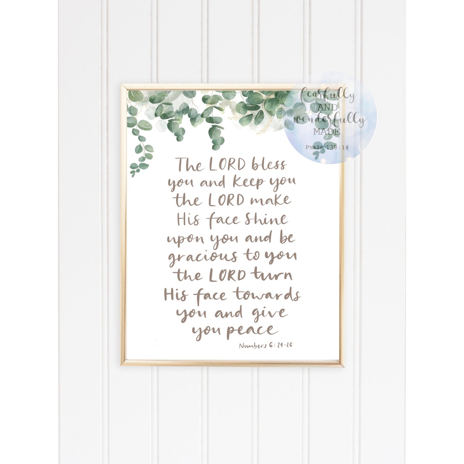 May the Lord Bless You and Keep You Digital Download Bible Blessing ...
