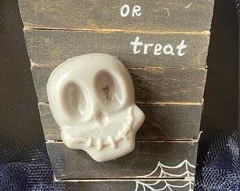 Halloween Skull Soap Natural Clear or Scented SLS FREE Handmade Halloween Wash Bar UK