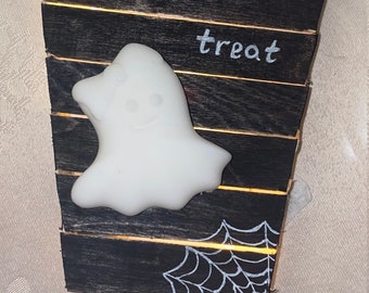 Halloween Ghost Soap Natural Clear or Scented SLS FREE Handmade Halloween Wash Bar UK