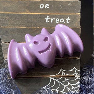 Halloween Bat Soap Natural Clear or Scented SLS FREE Handmade Halloween Wash Bar UK image 1