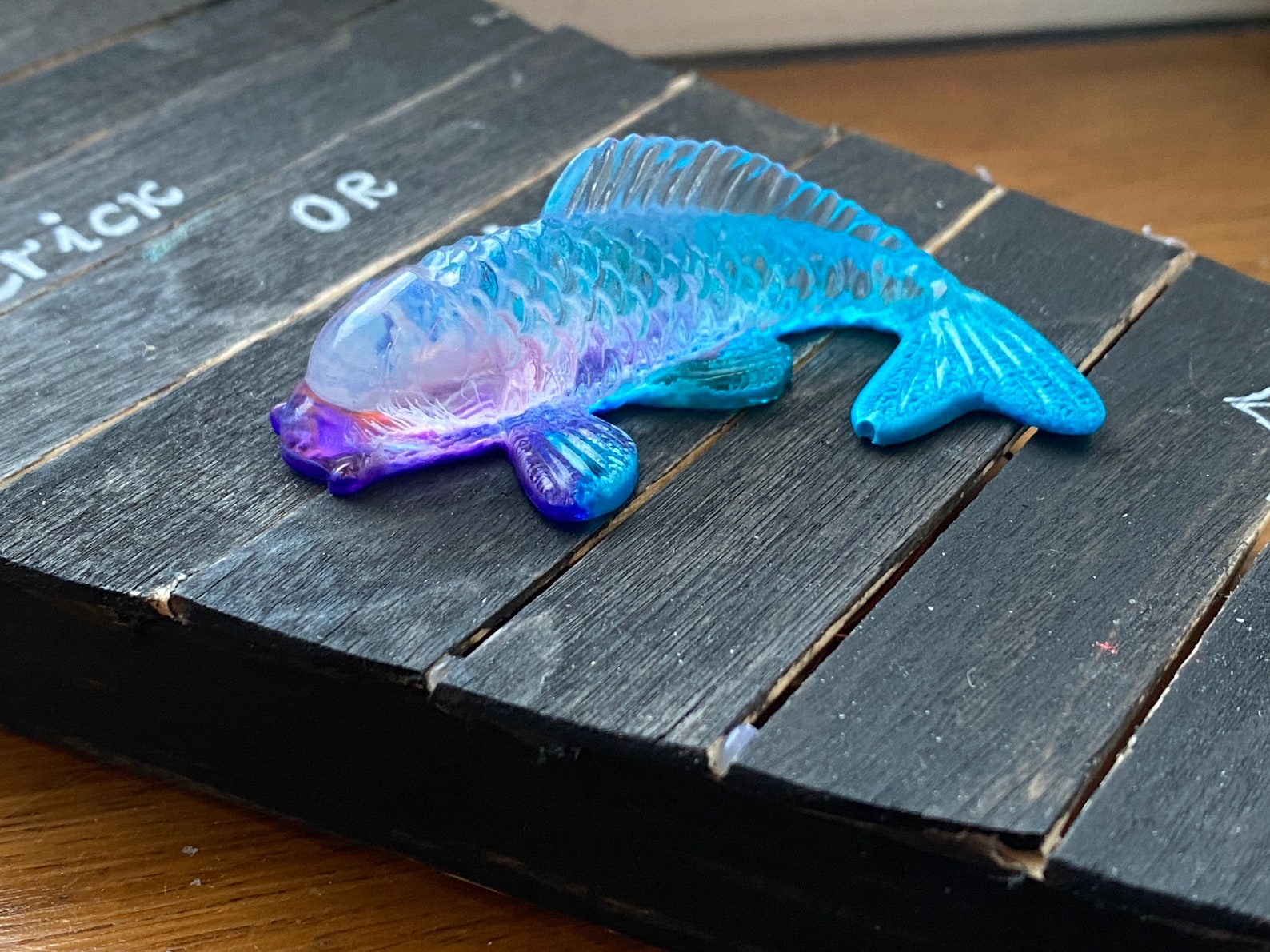 Cute Fish Resin Handmade Epoxy Resin Pendentif bijoux aimant Etsy