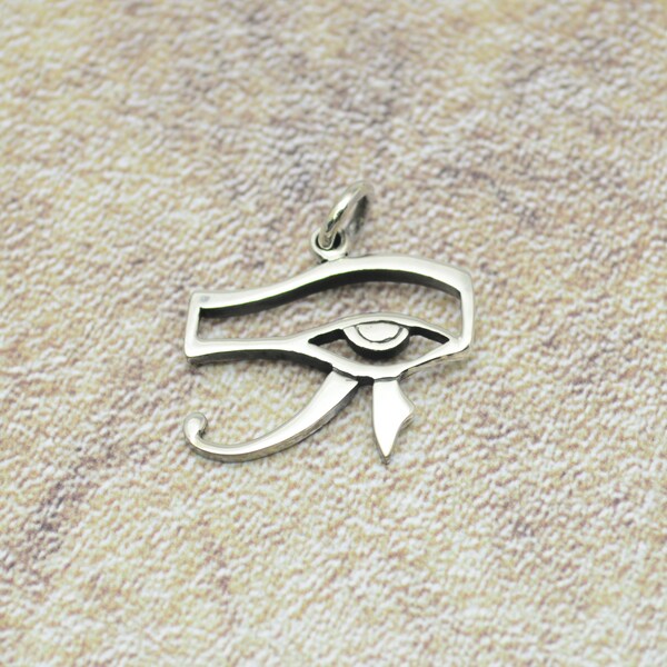 Udjat Horus Eye 925 Silver Pendant Amulet