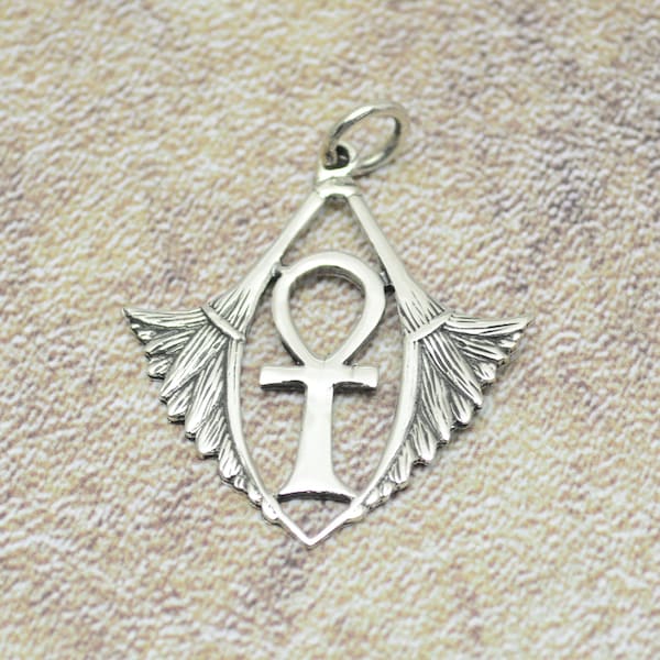 Ankh Anch 925 Silber Anhänger Amulett Henkelkreuz