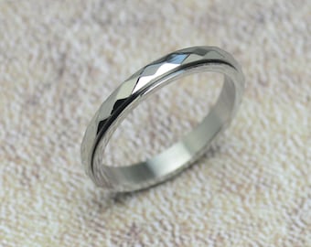 Spielring Drehring Movingring 3 mm Spinnerring Edelstahl Anti Stress Ring