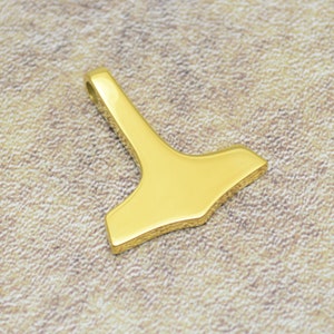 Thor&#39;s Hammer simple pendant stainless steel Mjölnir Thorhammer pendant viking