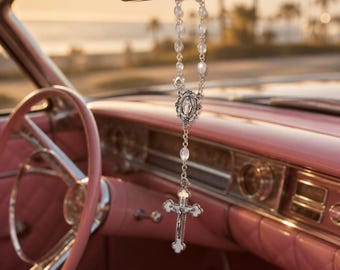 Blessed Decade Rosary, Miraculous Medal Pocket Rosary, Italian Catholic Gift for Women