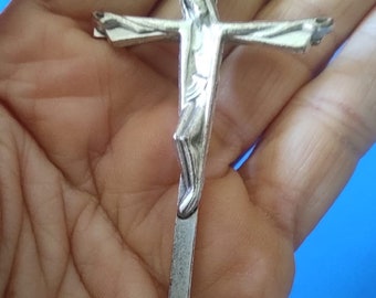 Cross Pendant - Papal Blessing for Stylish Men's Jewelry - Divine Symbolism, Strong Protection  Ref 1009