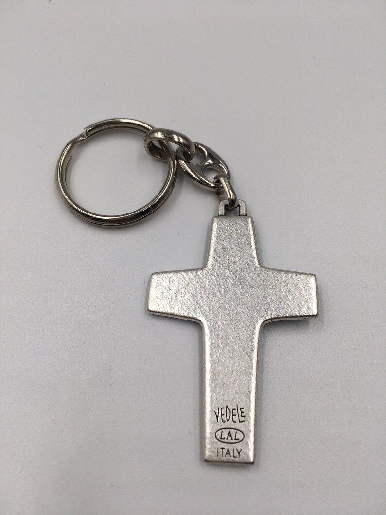 Key Ring Pope Francis Pectoral Cross 5005 Blessed By Pope-Ref Crucifix