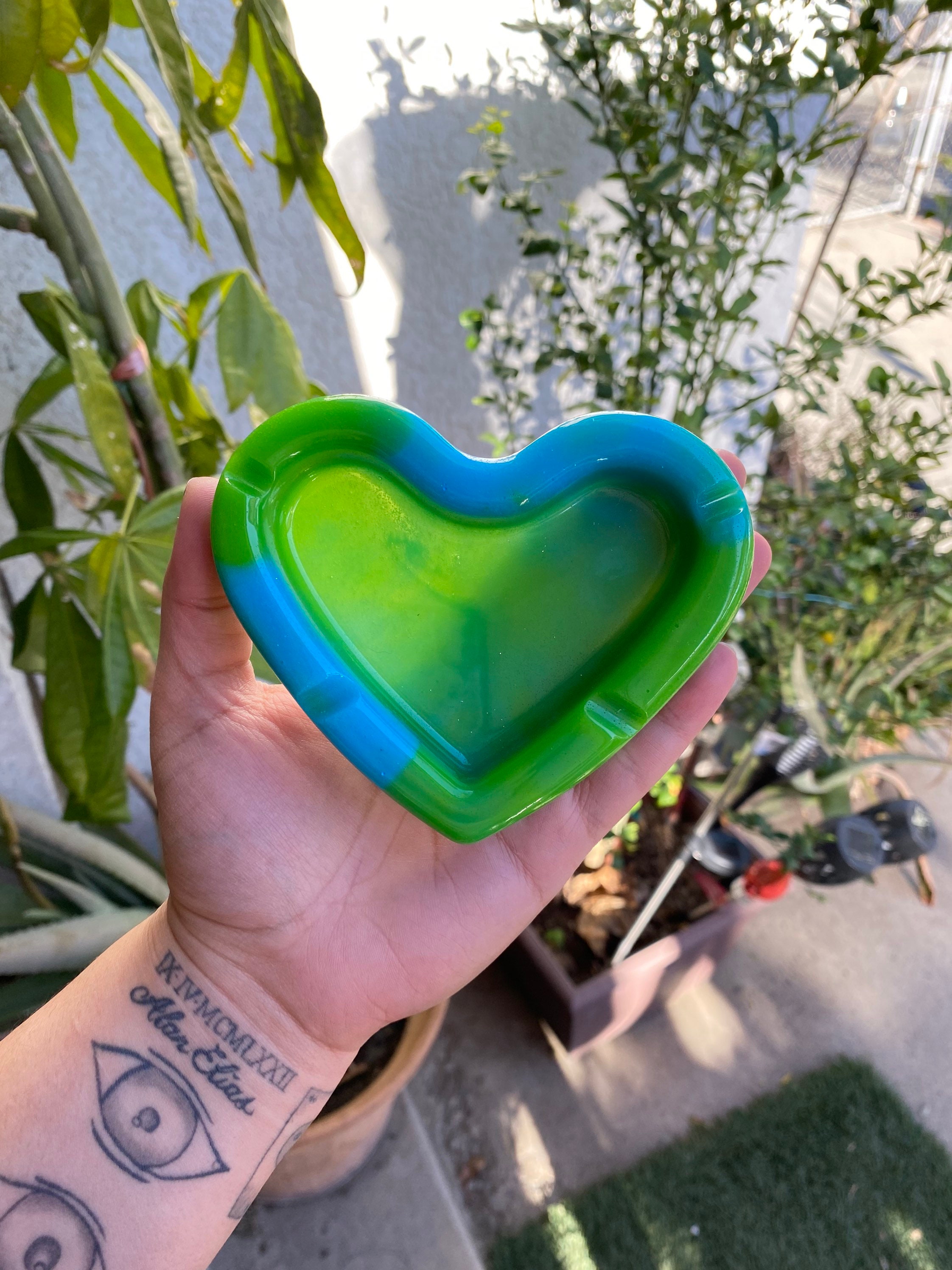Heart Ashtray Etsy