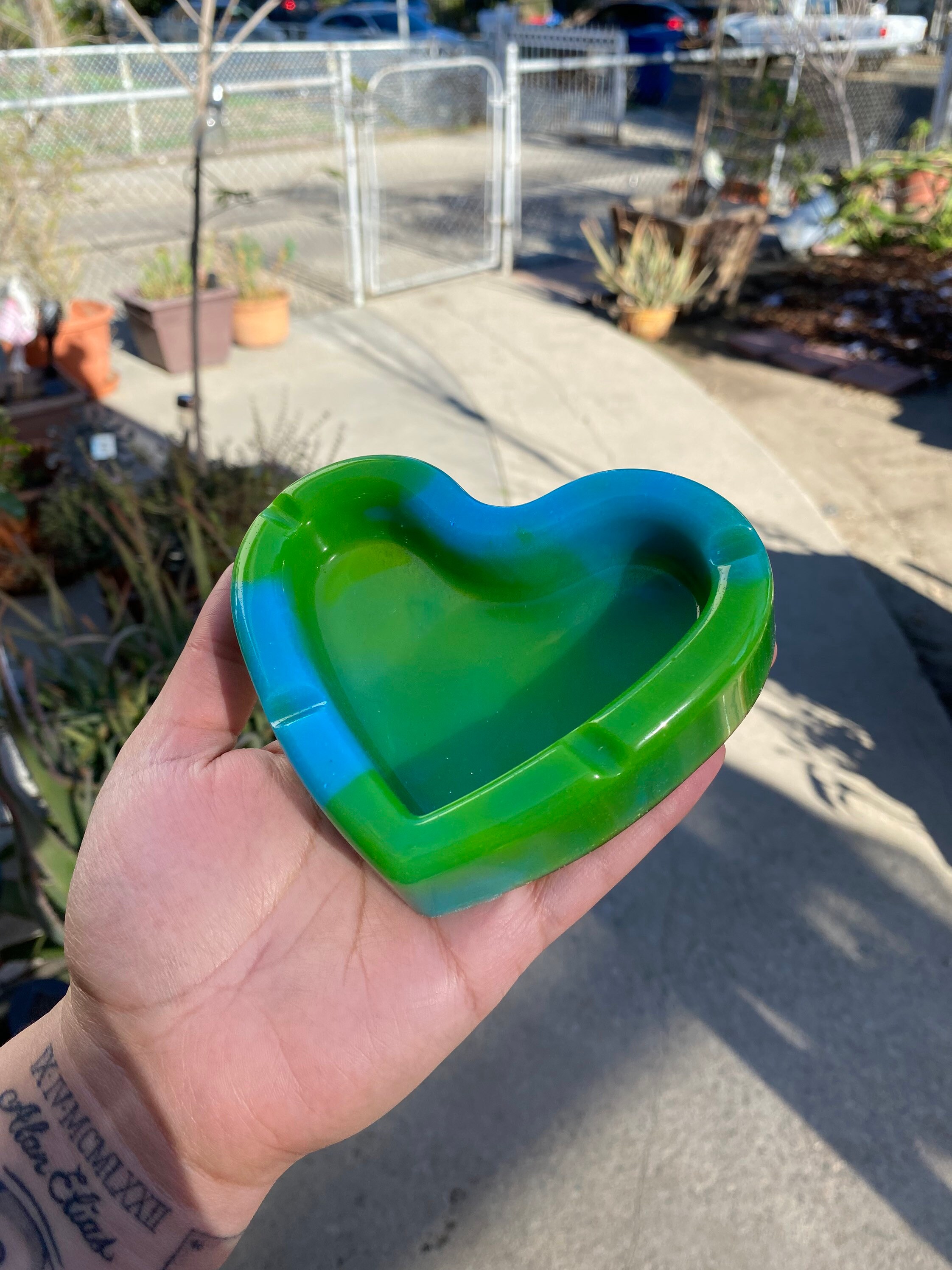 Heart Ashtray Etsy