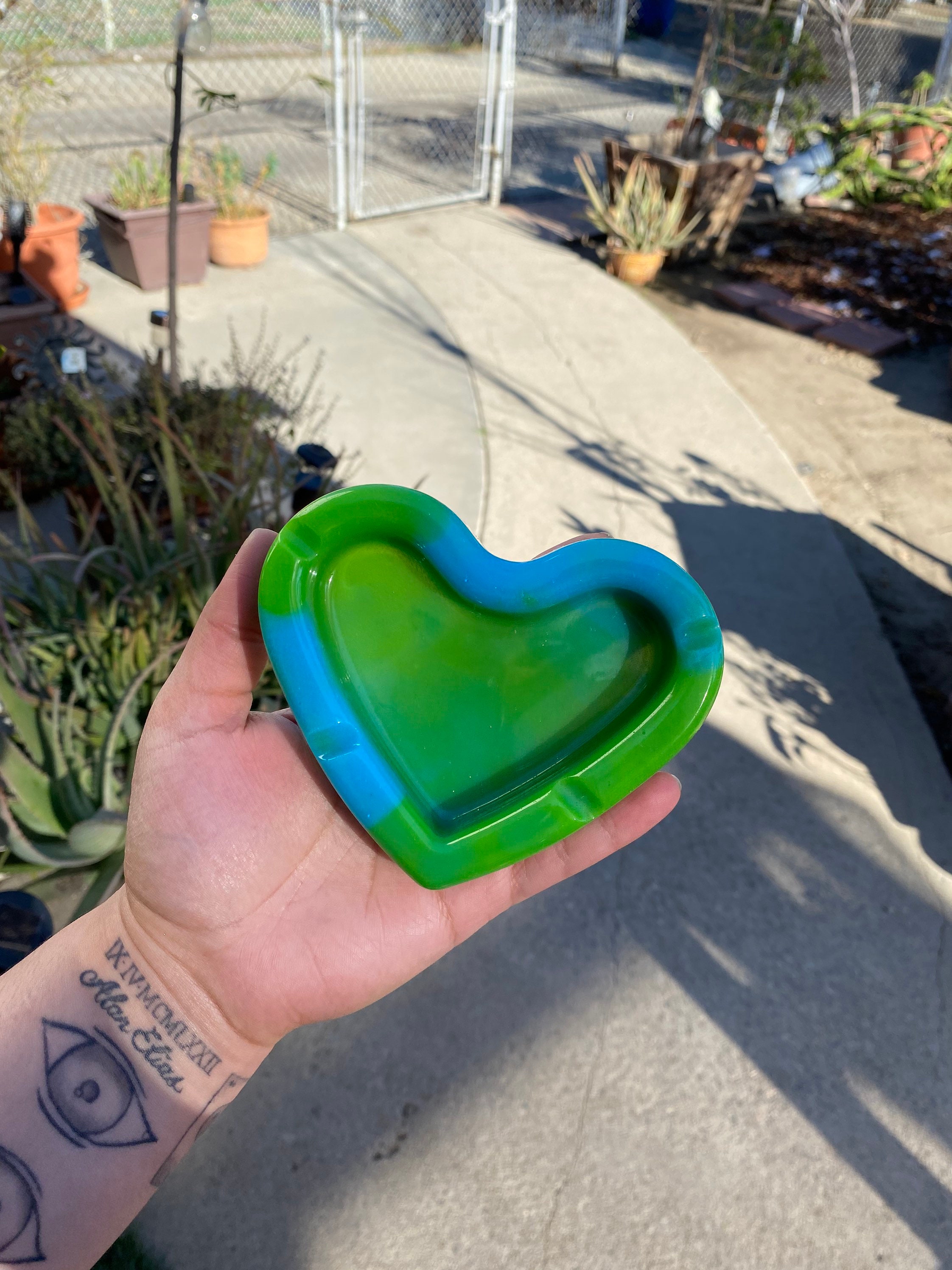 Heart Ashtray Etsy
