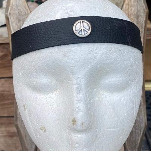 Peace Sign Headband - Etsy