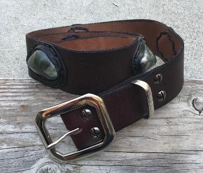 Delightful chocolate brown leather belt ? Chocolate Brown Latigo Leather Belt | Marakesh Leather main image 3