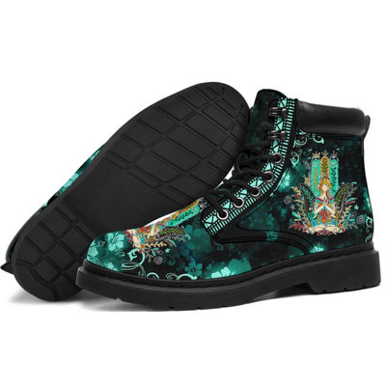 Boots Waffle Stompers Leather Boots Boho Chic Bohemian Hiking Boots Motorcycle Riding Boots Vegan Leather Animal Boots Fox Boots