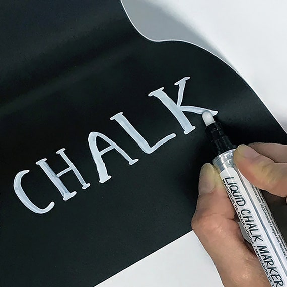 Carmel Liquid Chalk Marker Mediumtip Pack of 6, Removable Water