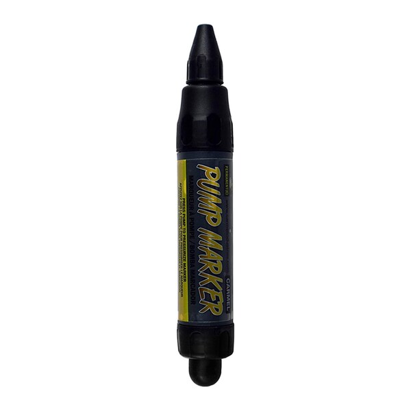 Carmel Pump Ballpoint Paint Marker, Industrial Paint Pen for Metal (oily, dirty, greasy), Rollerball Marker Applies Permanent Paint