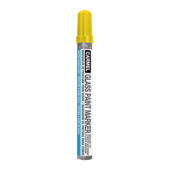 Carmel Glass Paint Marker Medium-tip, Removable Window Marker, Washable  Glass Marker for Marking Glass, Whiteboard, Non-porous Menu Board. 