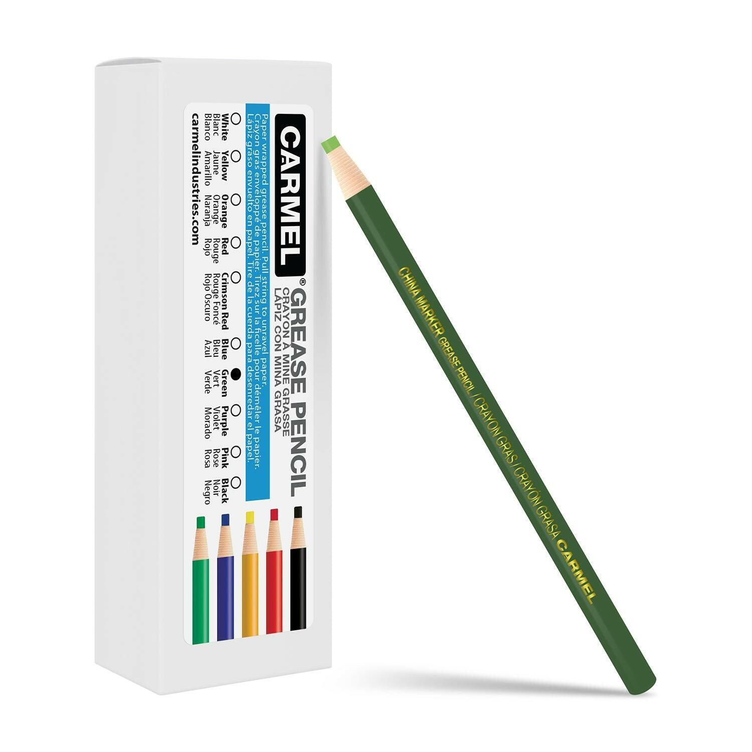 Listo Marking Pencils Bundle - 12 Red Grease Pencils With 72 Refills For Multi-Surface Writing 4 thumbnail image