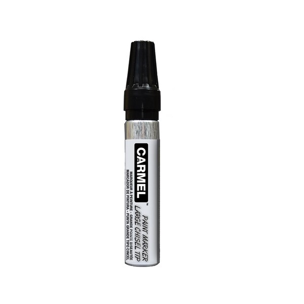 Carmel Paint Marker Large 8mm Chisel Tip, Multi-Surface Paint Pen, Permanent Oil-based Paint