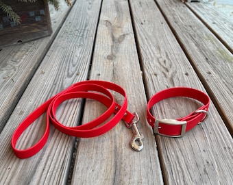 Basic Biothane Dog Collar and Collar Set, Bundle