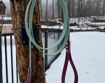 Two-Tone 3/4” Wide Biothane Dog Leash - Durable, Waterproof