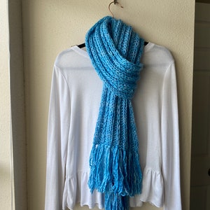 Blue Entwine Scarf
