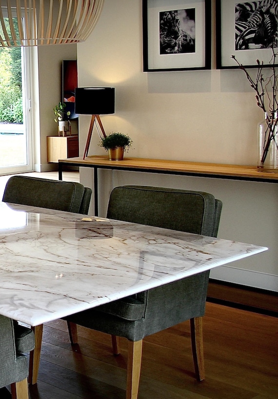 Marble look table deals