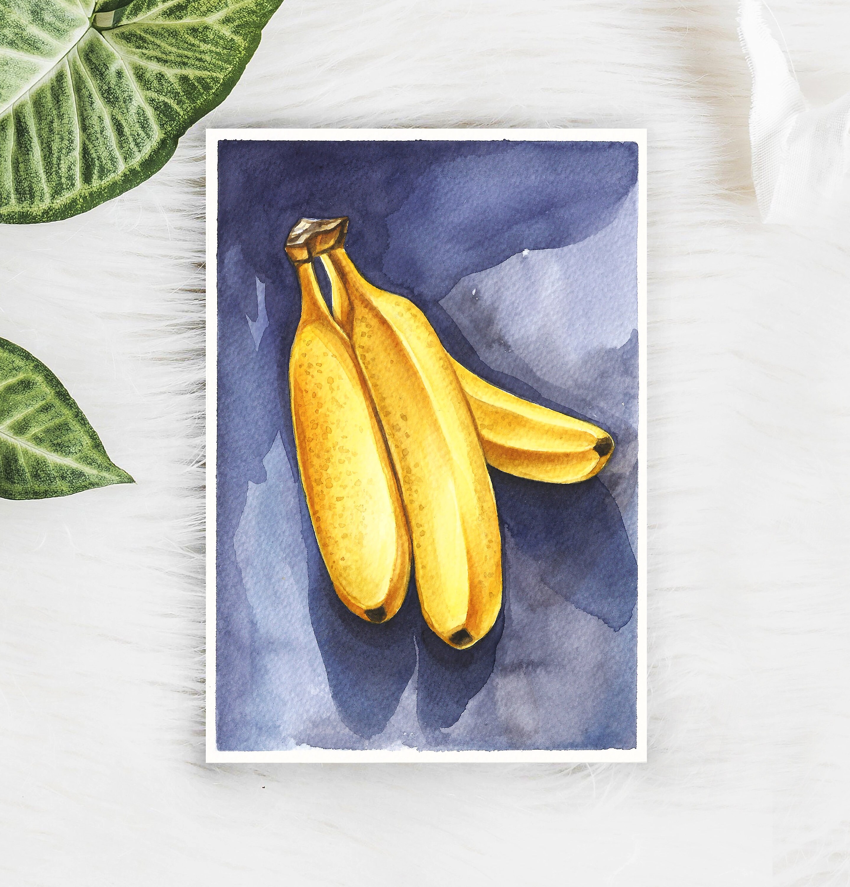 How to Paint a Simple Watercolor Banana Still Life — The Last Pigment