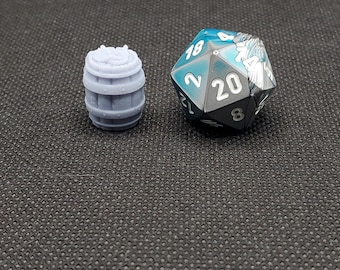 Barrel of Rope | Scatter | Props | 3D Printed | Unpainted | Unprimed
