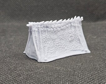 Dragon Skin Tent | Scatter Terrain | 3D Printed | Unpainted | Unprimed