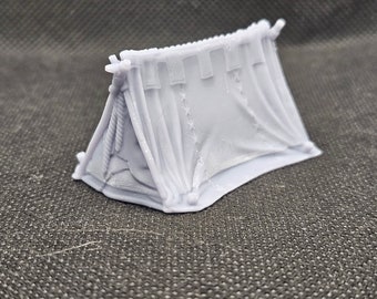 Merchant's Tent | Scatter Terrain | 3D Printed | Unpainted | Unprimed