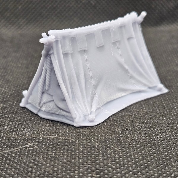 Merchant's Tent | Scatter Terrain | 3D Printed | Unpainted | Unprimed