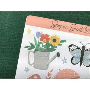 Spring Time Sticker Sheet Bulletjournal Stickers Journaling - Etsy