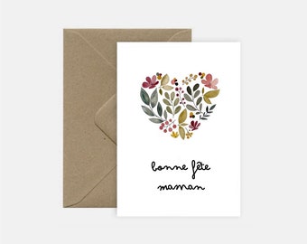 Carte Bonne fête Maman