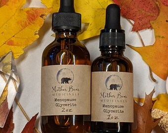 Menopause Glycerite - Small batch - Red Clover infused in glycerine, sweet drops for on or under tongue