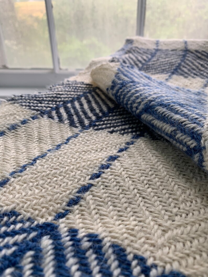 Handwoven 100 Wool Blanket Etsy