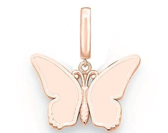 Handmade Sterling Silver Butterfly Pendant Necklace